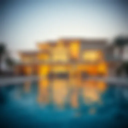 Luxurious villa with beachfront view