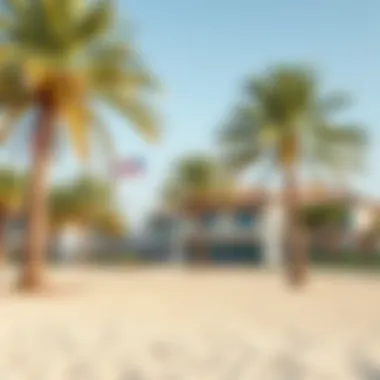 Beachfront Serenity Serene beachfront property with palm trees