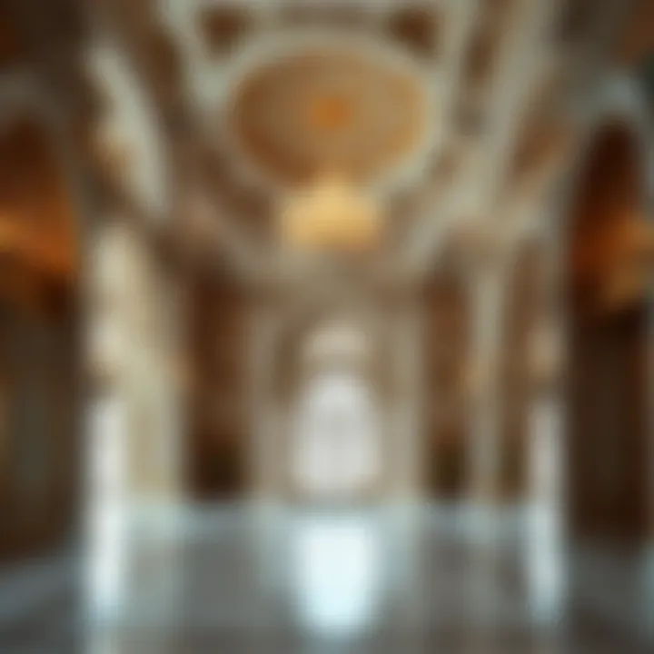 Interior view highlighting the intricate designs within Dar Al Rigga