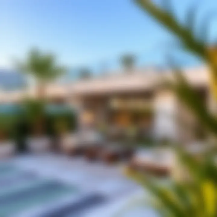 Innovative outdoor space in Dubai Hills Maple promoting relaxation