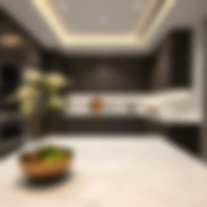 Modern kitchen layout emphasizing functionality in Dubai Hills Maple