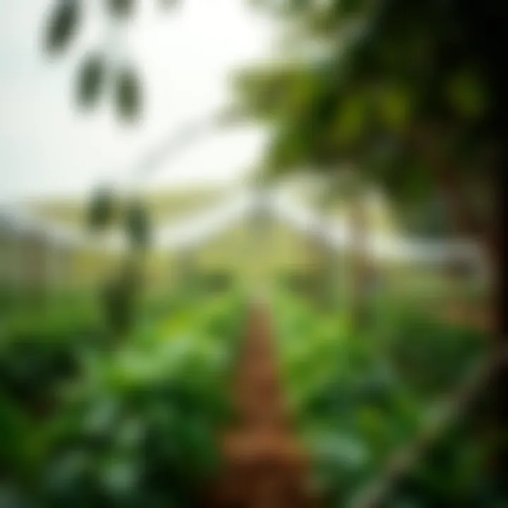 A serene landscape depicting the farm's contribution to local biodiversity
