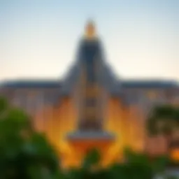 Stunning view of the Grand Avenue Building showcasing its modern architecture