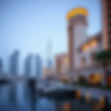 Architectural details of the Royal Marina buildings