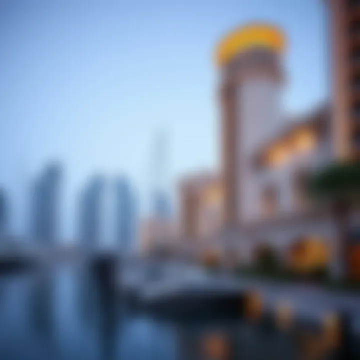 Architectural details of the Royal Marina buildings