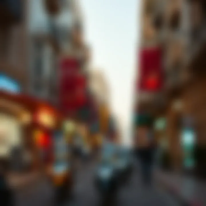Vibrant streets of Al Rigga reflecting the lively atmosphere of the area