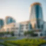 A stunning view of Town Square community showcasing modern architecture
