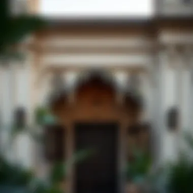 Traditional architectural features of a بيت شعبي