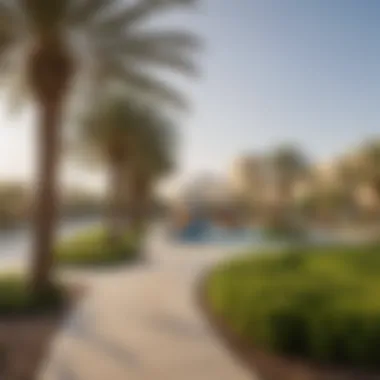 Community park in Wasl Gardenia featuring recreational activities