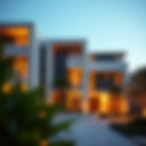 A modern architectural view of White Rose in Jumeirah Village Circle