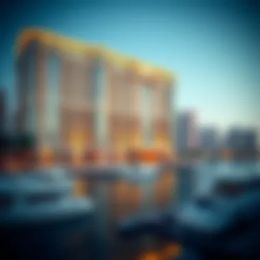 Stunning view of Zumurud Tower Marina showcasing its unique architectural style