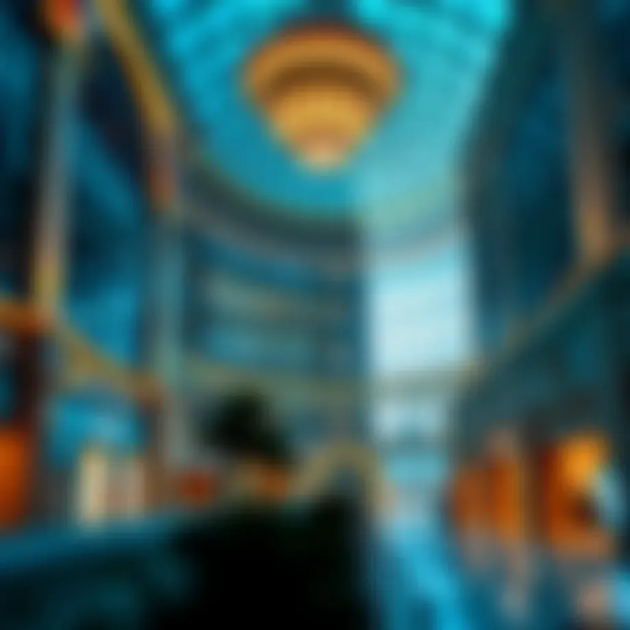 Architectural marvel of the Golden Mile Galleria