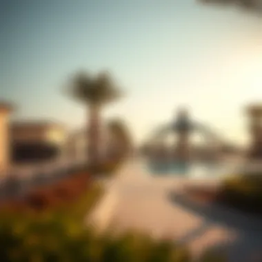 Community features highlighting recreational areas in Jebel Ali 7