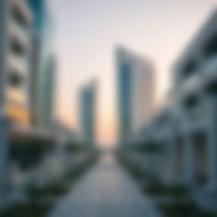 A panoramic view of Jebel Ali 7's modern architectural design