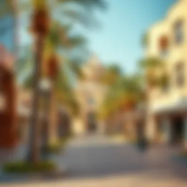 Cultural landmarks and green spaces enhancing the appeal of Khalidiya Street