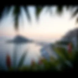 Luxurious waterfront view of Lanai Island