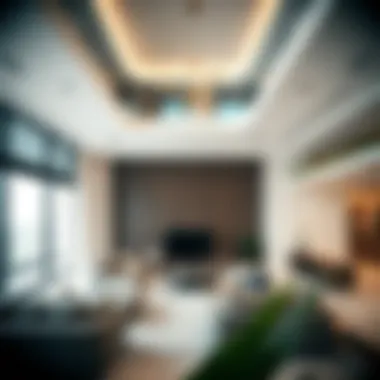 Sleek and modern interior showcasing a residence in Le Mer Dubai.