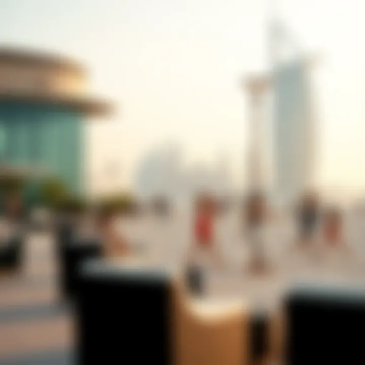 Vibrant beachfront lifestyle with leisure activities at Le Mer Dubai.