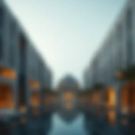 Stunning view of Louvre Abu Dhabi Residences showcasing modern architectural design
