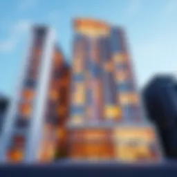 Stunning exterior view of MAG 218 Tower showcasing its architectural design