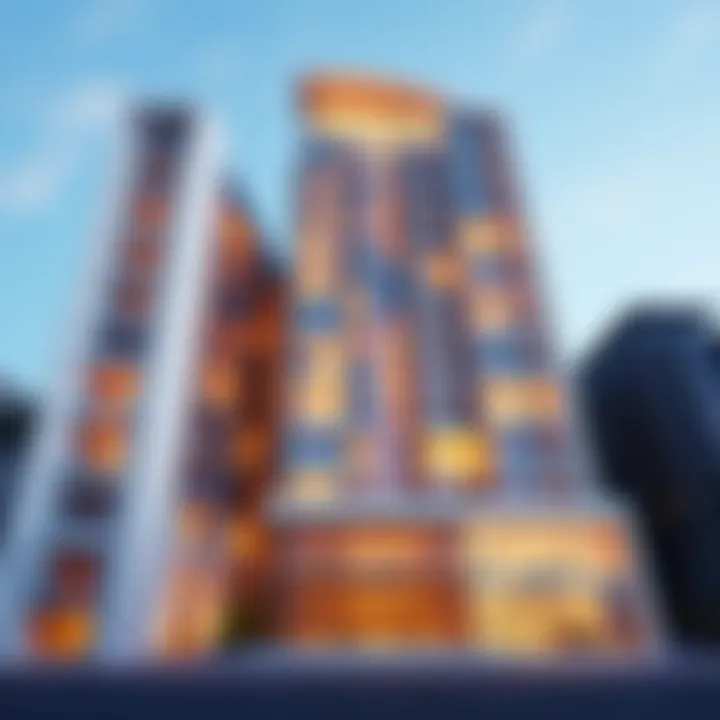 Stunning exterior view of MAG 218 Tower showcasing its architectural design