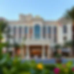 Luxurious exterior view of Manor Hotel Jebel Ali