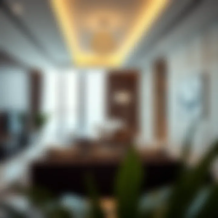 Interior layout of a spacious apartment in Marina Vista Tower 2