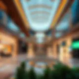 Architectural view of Nakeel Mall showcasing its modern design