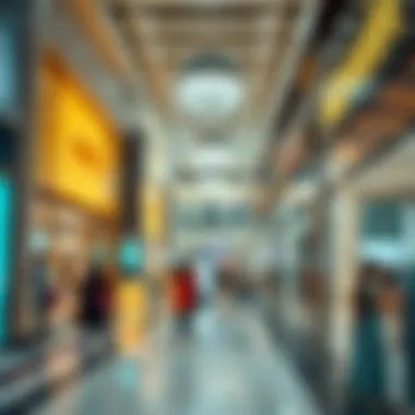 Consumer Experience at Nakeel Mall Interior shot of Nakeel Mall highlighting consumer engagement