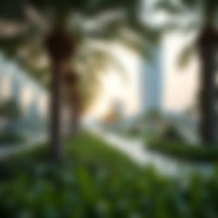 Eco-friendly design features of Nakheel Park