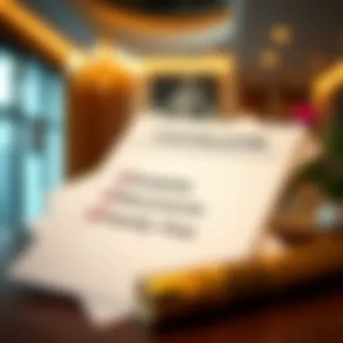 A checklist of required documents for family visa applications.