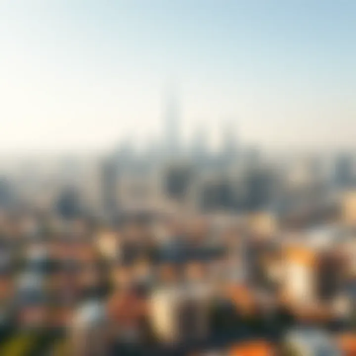 Aerial view of Dubai's skyline showcasing various neighborhoods