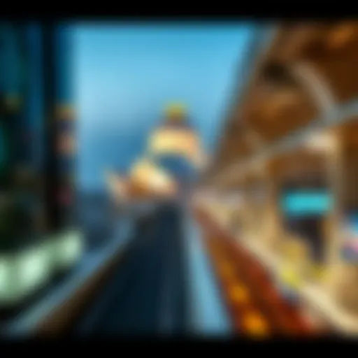 Aerial view of Dubai's metro stations showcasing architectural design