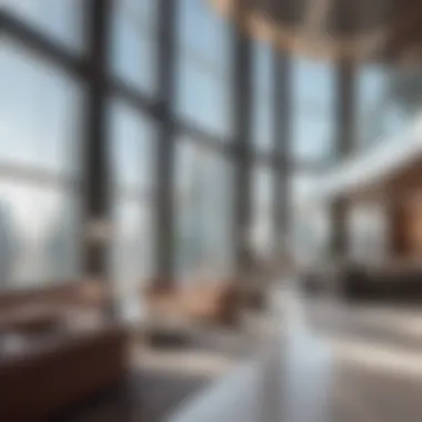 Interior design showcasing modern aesthetics of One Central Tower