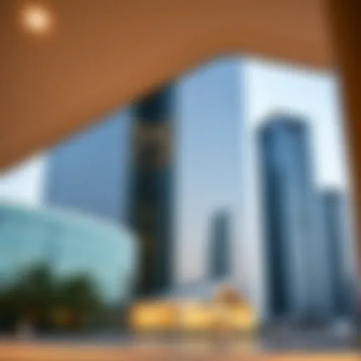 Stunning architectural design of One JLT Tower showcasing modern lines and glass façade