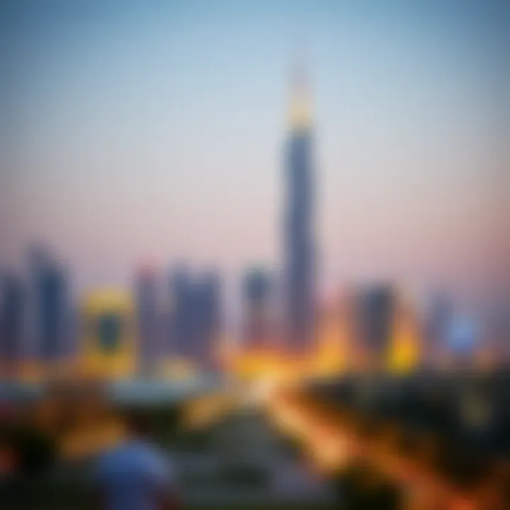 View of Business Bay skyline featuring Ontario Tower