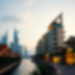 Stunning skyline of Dubai showcasing luxury properties