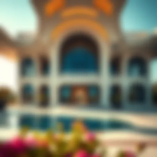 Stunning architectural view of Rose Palace Arjan