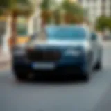 Luxury rental car in Dubai