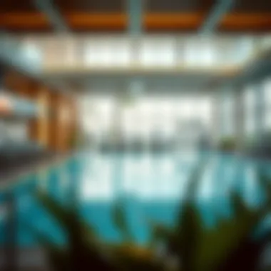 Amenities offered at Sobha Sapphire, including the swimming pool and fitness center