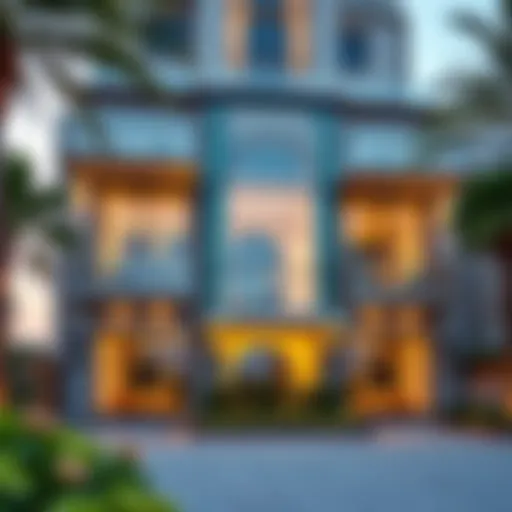 Exterior view showcasing the stunning facade of Sobha Sapphire