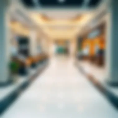 Interior of Tasheel service area