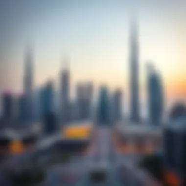 A stunning skyline view of Dubai showcasing modern architecture