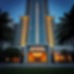Exterior view of the Tiara East Tower showcasing modern architecture