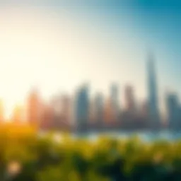 Stunning skyline of Dubai showcasing modern architecture