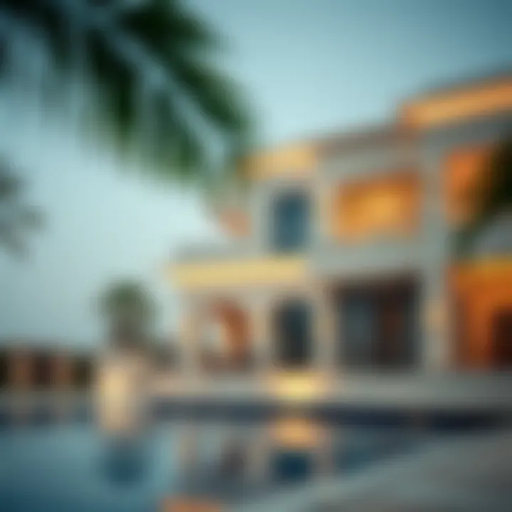 Luxurious villa demonstrating Dubai's upscale real estate