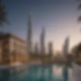 Dubai skyline showcasing luxury properties