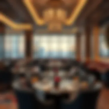 Gourmet dining experience in a high-end Dubai restaurant