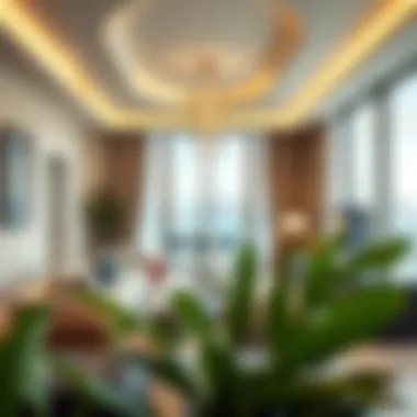 Stylish apartment interiors reflecting Dubai's real estate market