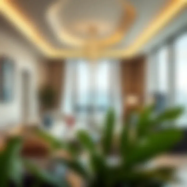 Stylish apartment interiors reflecting Dubai's real estate market